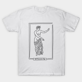 Afrodita Greek Goddess T-Shirt